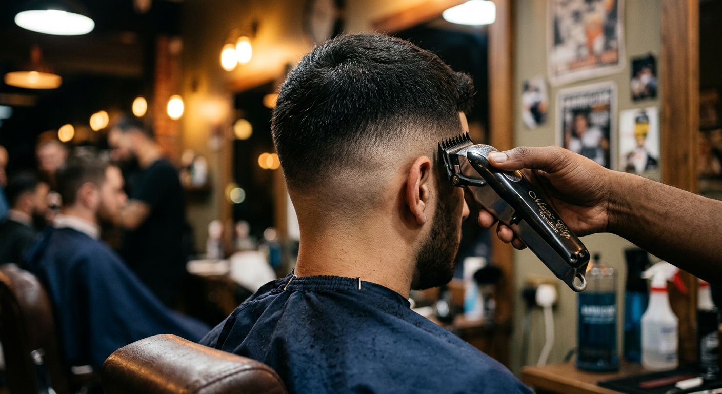 Clean skin fade finish