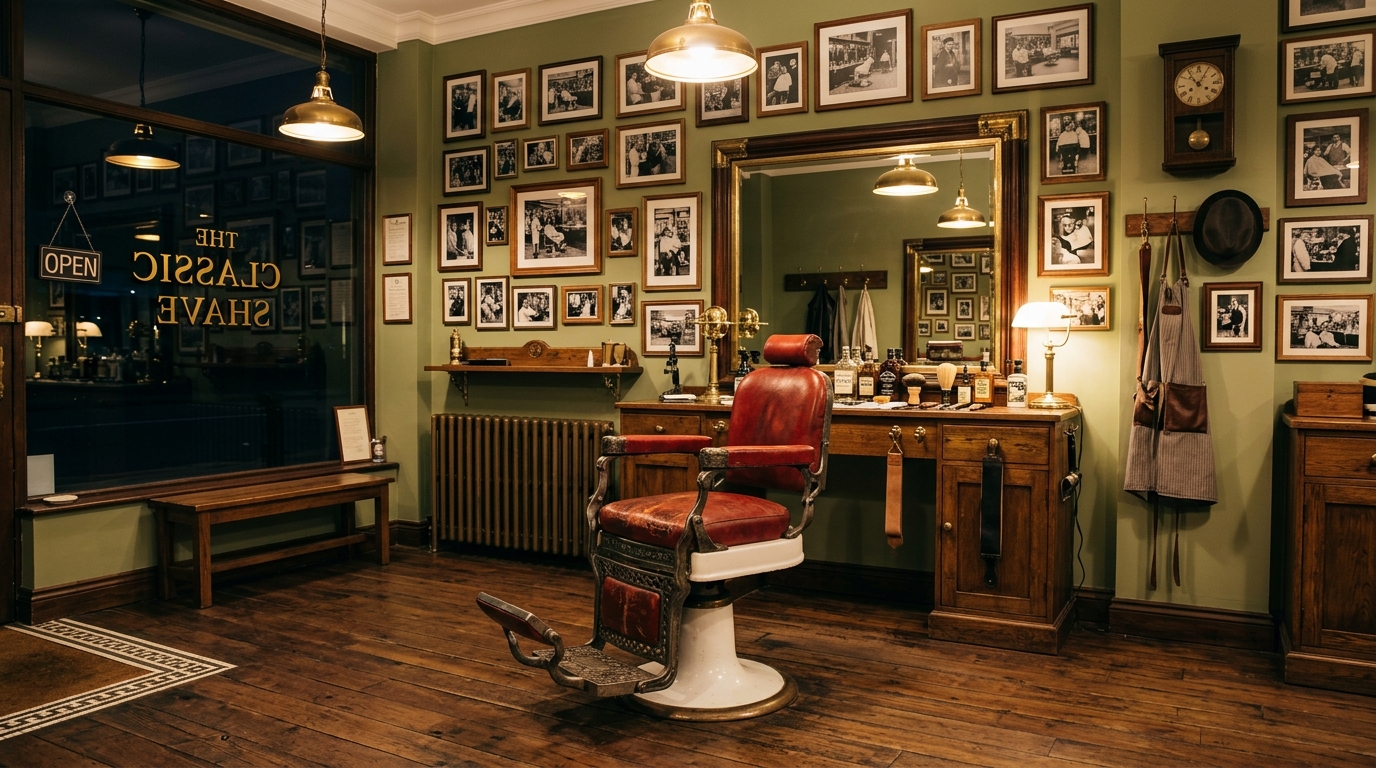 Cut & Shave Barber shop interior